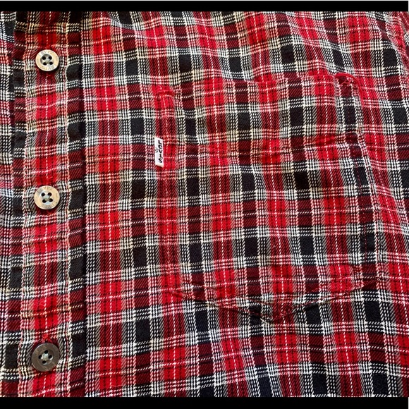 Levis Button Up Long Sleeve Flannel - Men’s Small - Picture 4 of 5